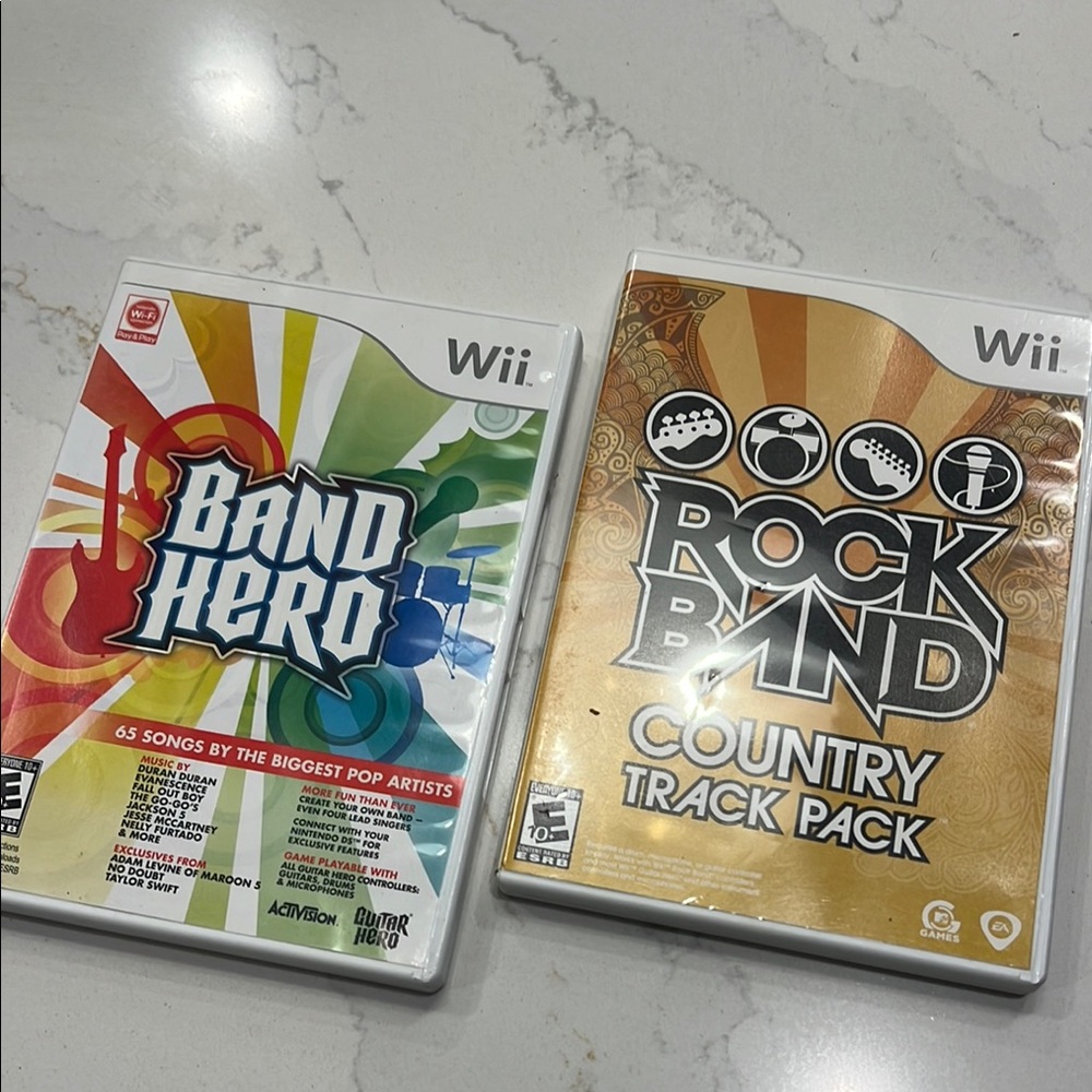 Wii Band Hero & Rock Band Country Track pack